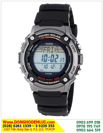 Casio W-S200H-1AVDF; Đồng hồ điện tử iLLuminator Casio W-S200H-1AVDF chính hãng| Bảo hành 2 năm